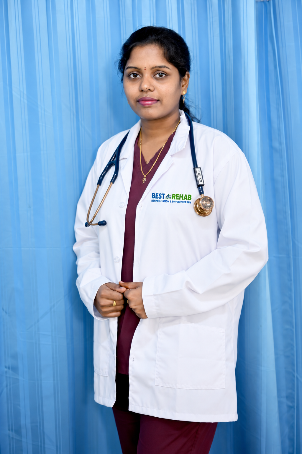 Dr L Poojitha, BPT and MPT in Cardio Physiotherapy